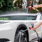 FANHAO Heavy Duty Fireman Style Garden Hose Nozzle - 9 Spray Modes