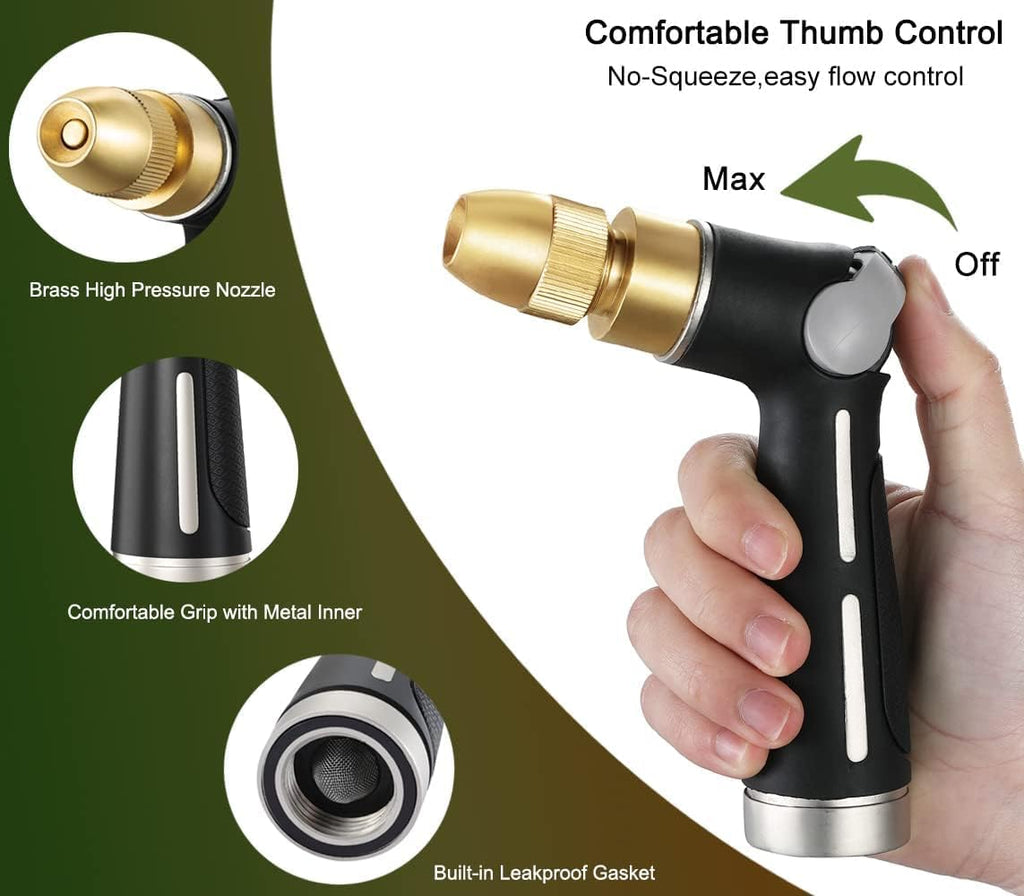 FANHAO Garden Hose Nozzle with High Pressure Jet