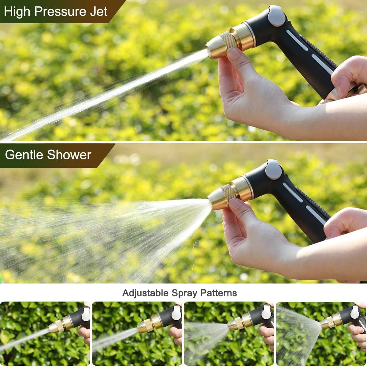 FANHAO Garden Hose Nozzle with High Pressure Jet