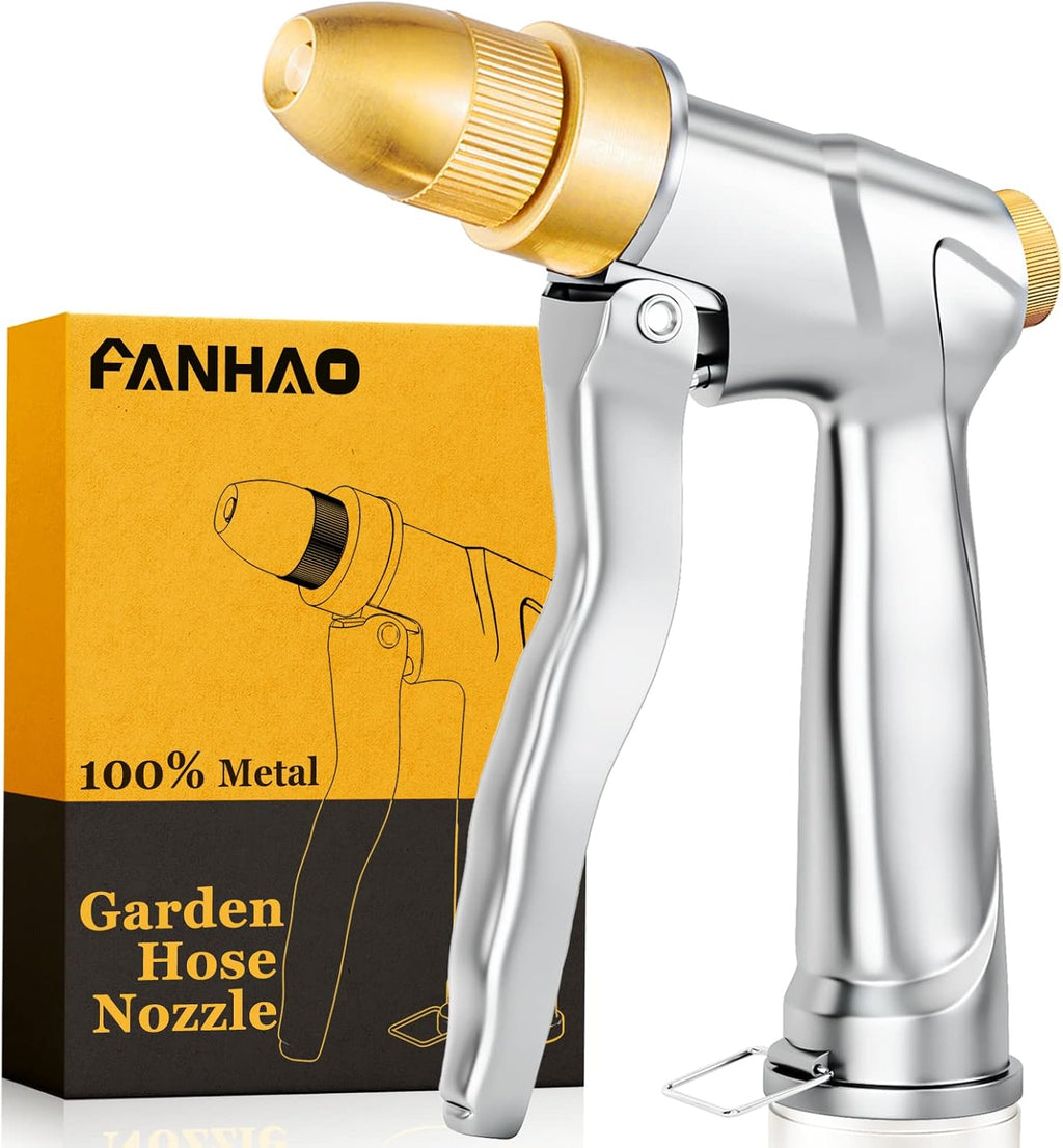 FANHAO Garden Hose Nozzle with Brass Tip