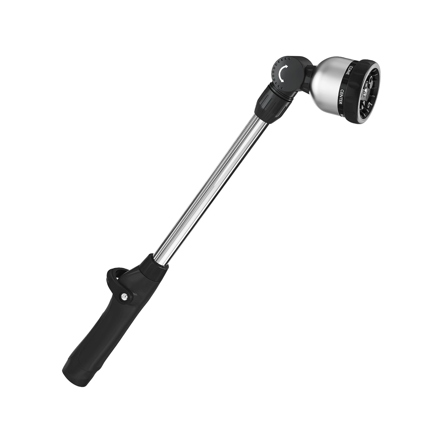 FANHAO 16 Inches 8-Pattern Garden Watering Wand-Black