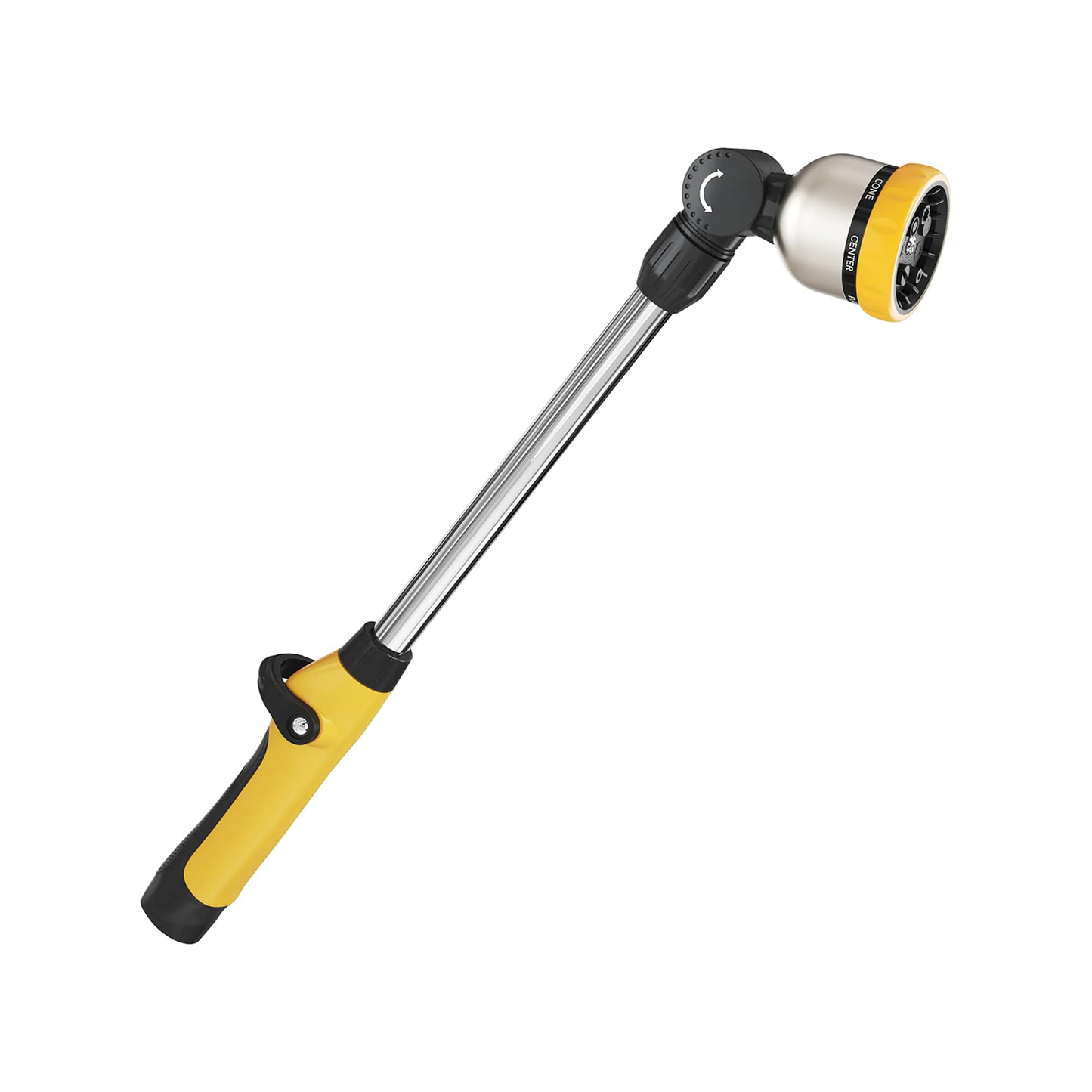FANHAO 16 Inches 8-Pattern Garden Watering Wand-Yellow