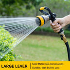 FANHAO Heavy Duty Fireman's Hose Nozzle with 8 Spray Patterns