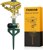 FANHAO Heavy Duty Pulsating Lawn Sprinkler on Spike Base